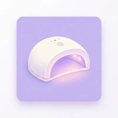 LED nail lamp icon