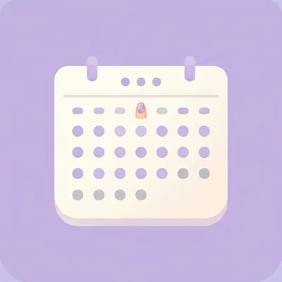 Long-wear calendar icon