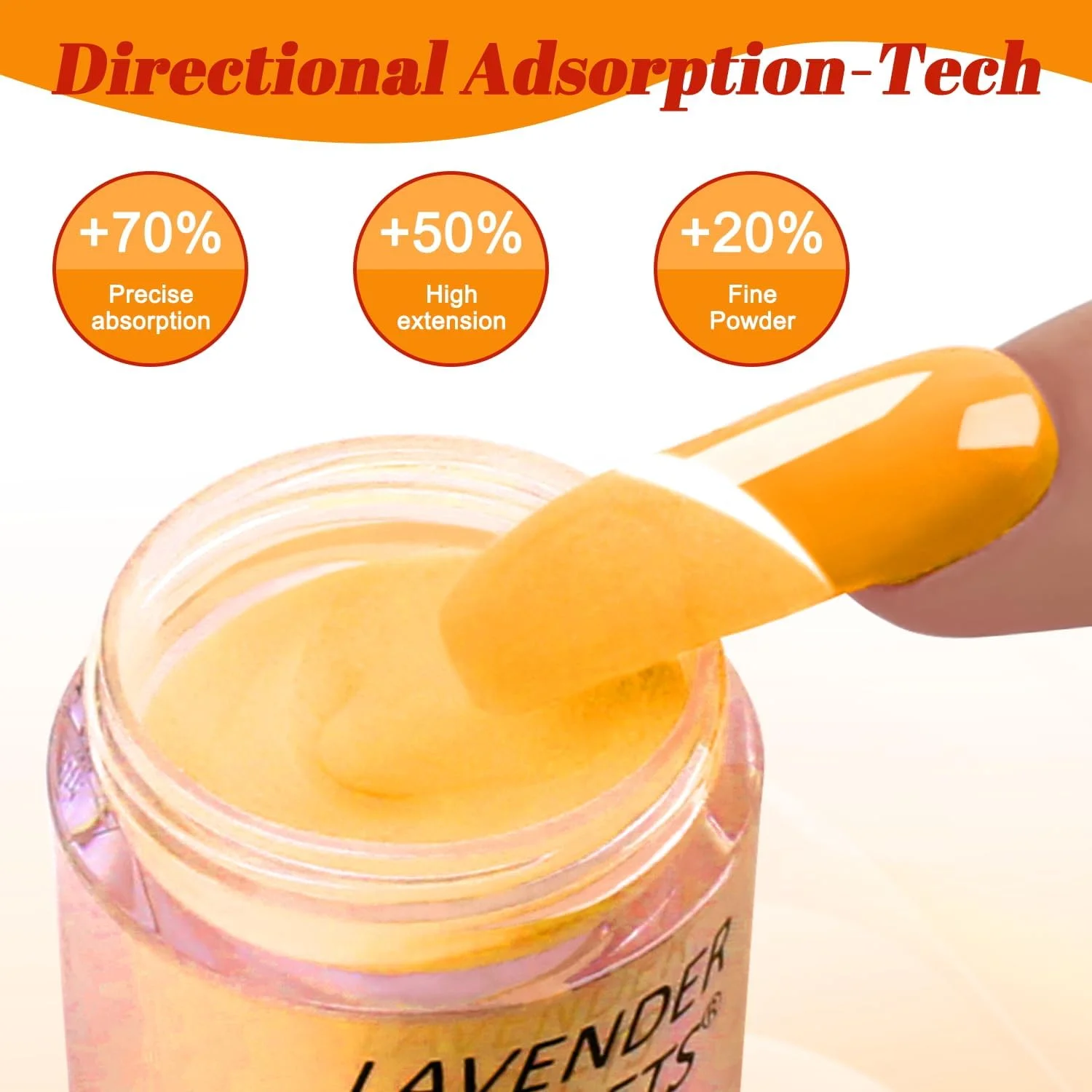 Lavender Violets 6-colour temperature-changing dip powder J206